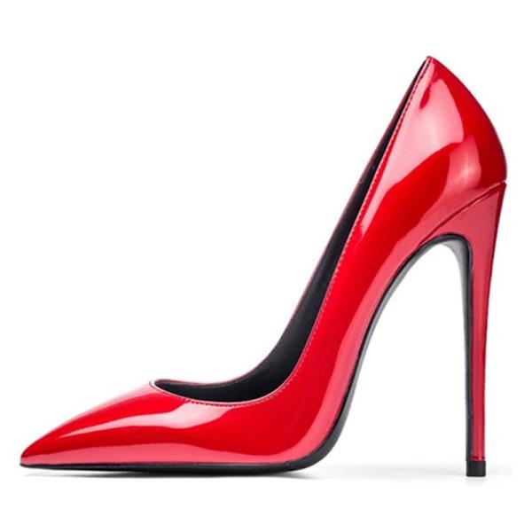 Buy cheap Anti Slippery 12cm Women'S Stilettos Shoes JBPU0502 Red / Black from wholesalers