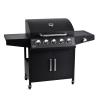 Buy cheap 5 Burner Smokeless Propane Gas Outdoor Camping Bbq Cooking Oven Grill with Rotisserie from wholesalers