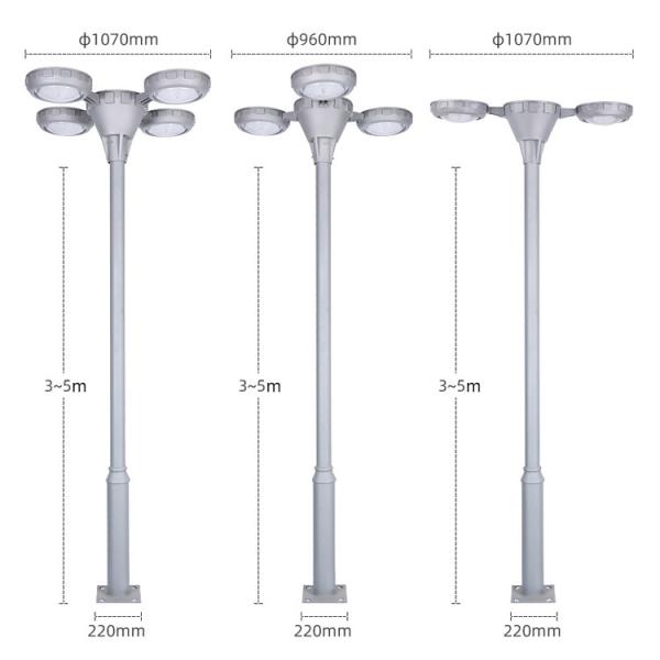 Buy cheap 20w 30w 40w High Pole Led Solar Lights Outdoor Waterproof With Polycrystalline Solar Panel from wholesalers