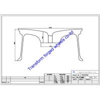 Buy cheap TM2210502 22X10.5 inches forged wheels monoblock wheels blanks Dimple style product
