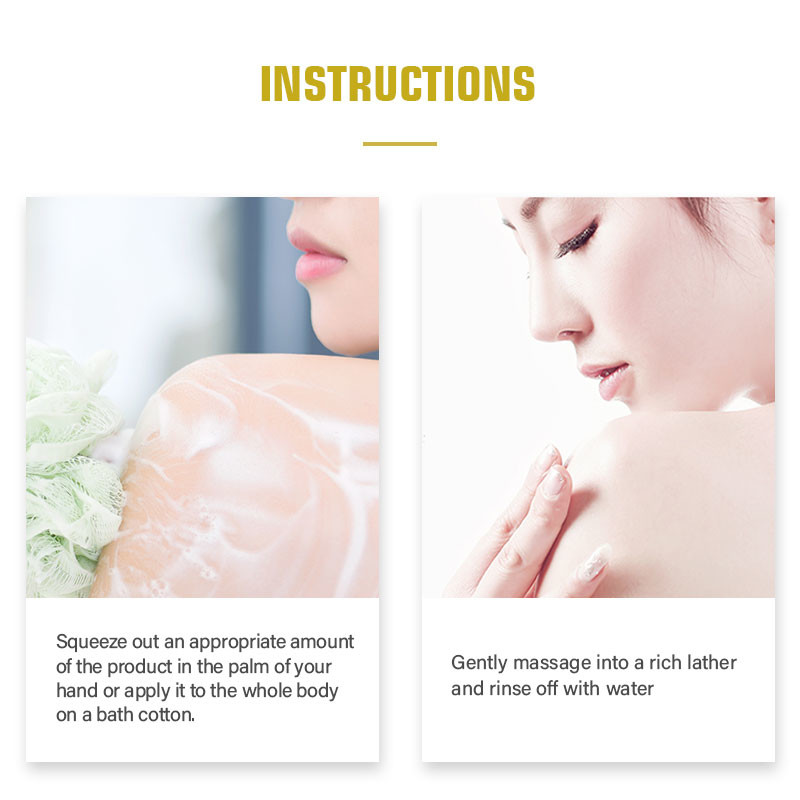 Private Label 400ml Organic Bath Oils Bodywash Whitening Bath Shower