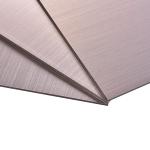 Aluminum-Finished Composite Panel 10 Years Warranty Easy-to-clean Silver/Goden