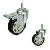 Buy cheap 100mm Threaded Stem Swivel Ball Bearing Hollow Core Pvc Caster Wheel from wholesalers