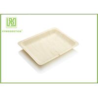 Buy cheap Odorless Elegant Disposable Plates , Medium Wooden Serving Platters Well product