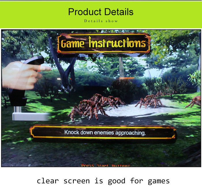 Let 'S Go Jungle Shooting Arcade Machine / Coin Pull Video Game Machine