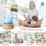 80ML Glass Ultrasonic Essential Oil Diffuser▕ DN-836