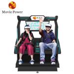 2 Seater Roller Coaster 9d Vr Cinema Simulator Motion Chair Virtual Reality Game