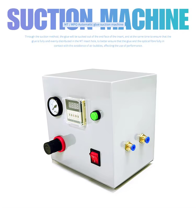 CLX-MC02 Optical fiber MPO/MTP connector ferrule glue suction machine MPO patch cords production equipment