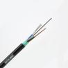 Buy cheap Armored Gyts Fiber Optic Cable , Aerial 24 Strand Fiber Optic Cable from wholesalers