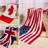 Buy cheap Towel Wholesale pure cotton Bath towel Beach Canadian flag American flag British flag from wholesalers