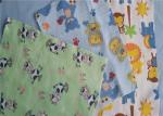 Bleach Dyeing & Printing 160gsm Cotton Flannel Cloth For Bedding Sets