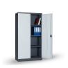 Buy cheap Three Shelves Double Door Knock Down 0.176CBM Metal Filing Cabinets from wholesalers