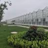 Buy cheap Steel Structure Drip Irrigation Glass Greenhouse for Plants Roofing Shape a Type Roof from wholesalers