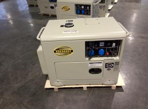 Buy cheap 1 Phase 6000 Watt Diesel Generator , Diesel Backup Generators For Home from wholesalers