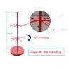 Buy cheap Counter Racks Metal Display Tabletop Stand Hanging Hooks from wholesalers