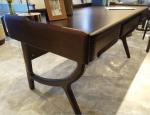 1.5m European Solid Wood Furniture Wood Writing Desk With Keyboard Drawer Two