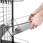 Store Supermarket Store Fixtures Retail Rolling Merchandise Display Stand Rack