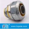 Buy cheap 4” Flexible Conduit And Fittings Blue / Yellow Straight Liquid Tight Connector from wholesalers