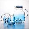Buy cheap Juice Beverage 1800ml Hand Blown Glass Water Pitcher from wholesalers