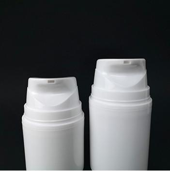 Buy cheap Cylindrical Airless Pump Bottles White PP Plastic Material 80ML 100ML 150Ml from wholesalers