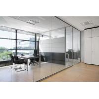 Buy cheap Durable Full Height Glass Partition , Internal Glass Partition Walls Residential product