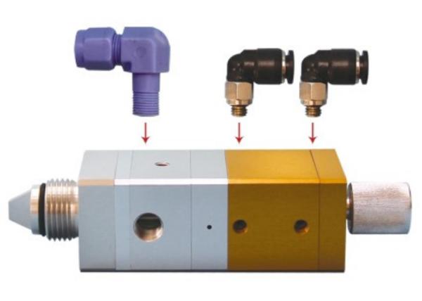 Buy cheap Aluminum Alloy Dispensing Accessories Two Component dispenser valve MTV-2MIX-01 from wholesalers