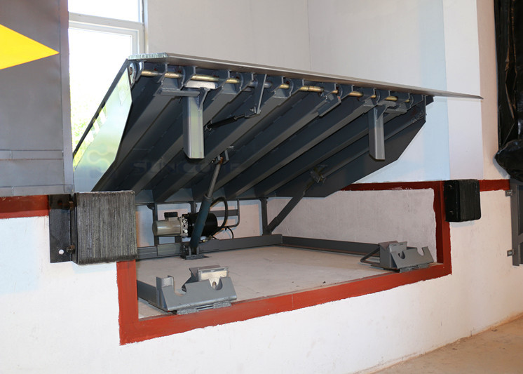 Low Pressure Hydraulic Mechanical Dock Leveler Steel Plate Frame