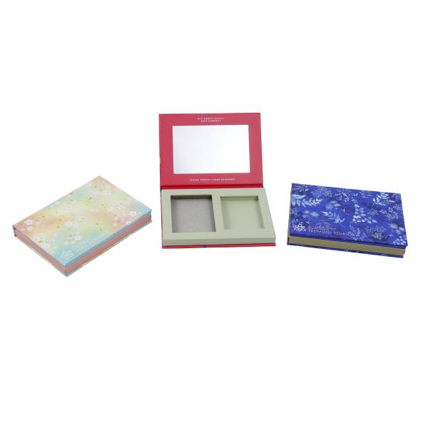 Buy cheap Paper Empty Blush Palette / Cosmetic Empty Packaging CMYK Printing from wholesalers