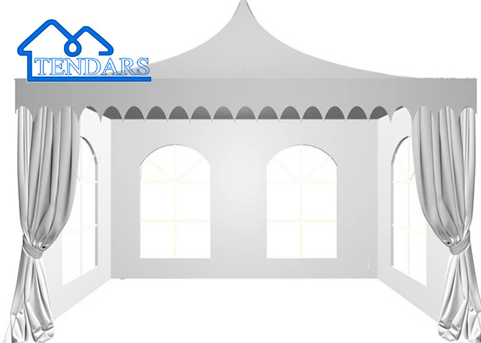 Outdoor Pagoda Tent With Glass Wall For Wedding Party , Product Promotions, Other Commercial Events