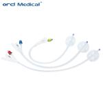 Medical Silicone Coated Foley Catheter Adult Urethral Catheter Tube in 1-Way 2