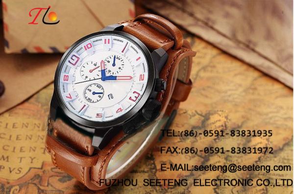Buy cheap WHOLESALE PU STRAP AND ALLOY CASE QUARTZ WATCHES ELEGANT WATCH from wholesalers