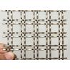 Buy cheap SS304 Antique Brass Decorative Lock Crimp Woven Wire For Partitions from wholesalers