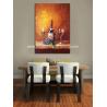Buy cheap Small Abstract Still Life palette knife art Wine Bottle Fruit Customized size Color from wholesalers
