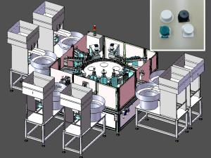China AC380V Heli Cap Assembly Machine OEM Auto Capping Machine CE Certificate on sale