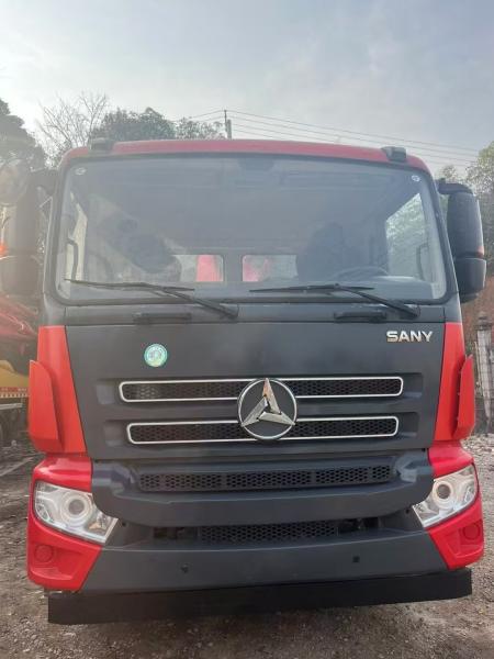Buy cheap SANY 30m Vertical Cement Pumper Used Boom Concrete Pump Truck from wholesalers