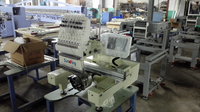1 Phase 60Hz Single Head Embroidery Machine With Dahao System ISO9001