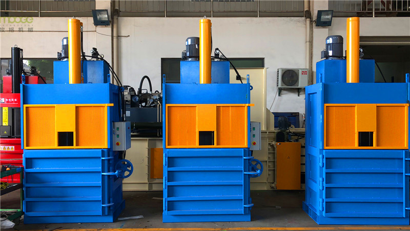 Hydraulic Vertical Cardboard Paper PET Bottle Baling Machine