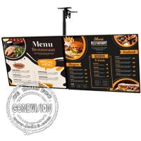 Buy cheap 43 55 Inch FHD Narrow Bezel Hanging Wall Mount LCD Display Restaurant Menu product