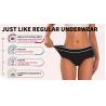 Buy cheap Young girls Yoga Period Panties No Tighten Menstrual Skinny Tummy Control Underwear from wholesalers