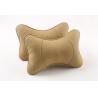 Buy cheap Universal Car Seat Neck Cushion Pillow Ventilate 28 * 18CM Beige Color from wholesalers