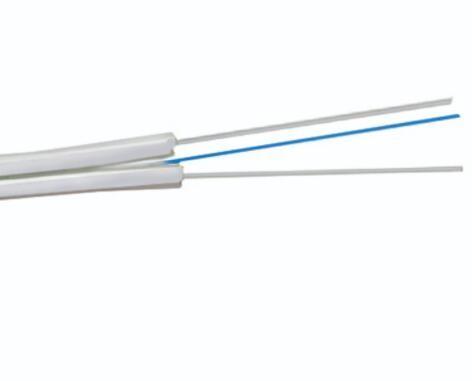 Buy cheap G.652D G.657A LSZH PVC Jacket 2 Core FTTH Optical Fiber Drop Cable from wholesalers