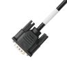 Buy cheap D-SUB-9Pin Male Solder Type White Rubber Core Nickel Plated Shell To D-SUB-9Pin FEMALE Connector OEM/ODM from wholesalers