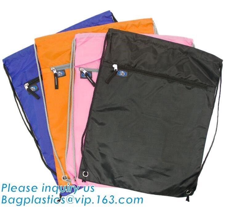 Polyester fabric drawstring bag /advertising pull rope backpack cloth bag /nylon shoulder pocket customization BAGEASE