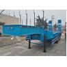 Buy cheap 4 Axle low bed semi trailer 80 ton low load trailers from wholesalers