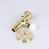 Buy cheap Wall Mounted G1/2 Brass Angle Stop Valve Temperature Resistance from wholesalers