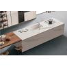 Buy cheap AAA 160x320cm Rock Floor Tile Sintered Stone Slab White TV Background Wall Office Desk Top from wholesalers