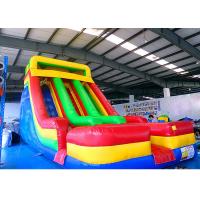 Buy cheap 0.55mm PVC Tarpauline Large Inflatable Slide For Backyard Kids' Party product