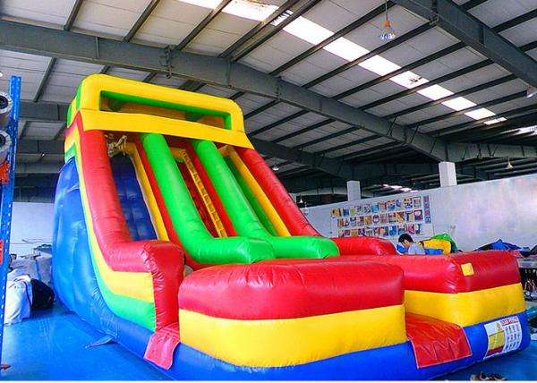 Buy cheap 0.55mm PVC Tarpauline Large Inflatable Slide For Backyard Kids' Party from wholesalers