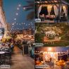 Buy cheap 25FT Glass Bulbs LED Outdoor String Lights Retro Edison Filament Lamp Street Garden Patio Garland Holiday Lighting Decoration from wholesalers