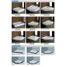 Buy cheap Rectangle Folding Frameless Glass Shower Enclosures With Stainless Steel Hinges Fixed from wholesalers